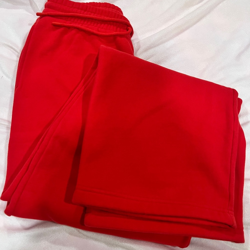 Aritzia Red Track Pants - Picture 9 of 12